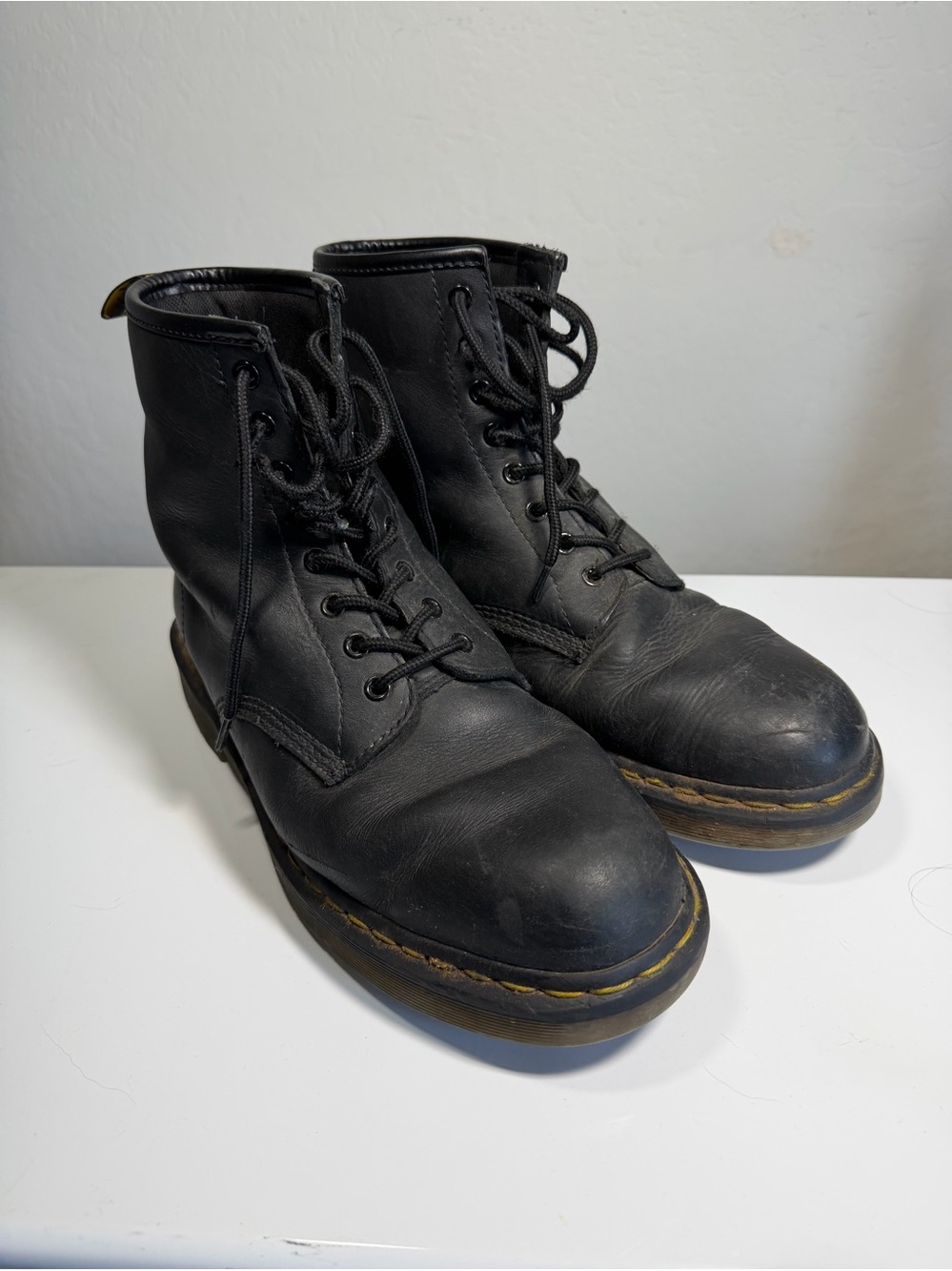 Dr. Martens Work Slip Resistant Leather Boots Black Men’s 12 US / 11 UK EH